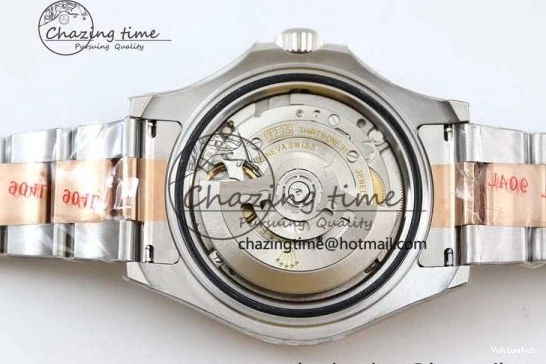 EWF SS Dial RG Yacht-Master Brown RG Bracelet 1:1 Edition Best on 126621 SS A3235 0409